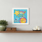 Dream For Tomorrow White Framed Print Wall Art