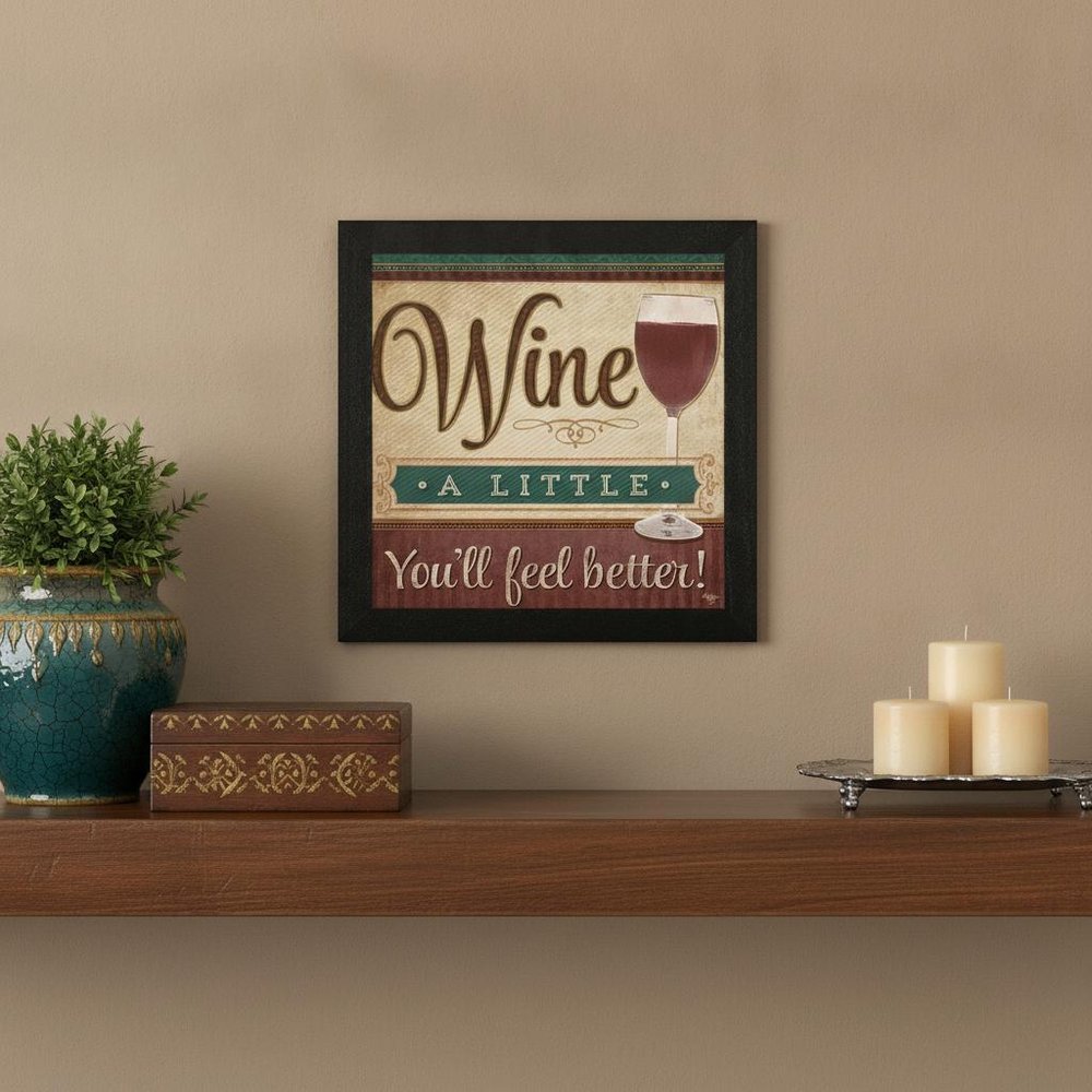 Youll Feel Better Black Framed Print Wall Art