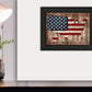 America The Beautiful Black Framed Print Wall Art