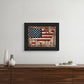 America The Beautiful Black Framed Print Wall Art