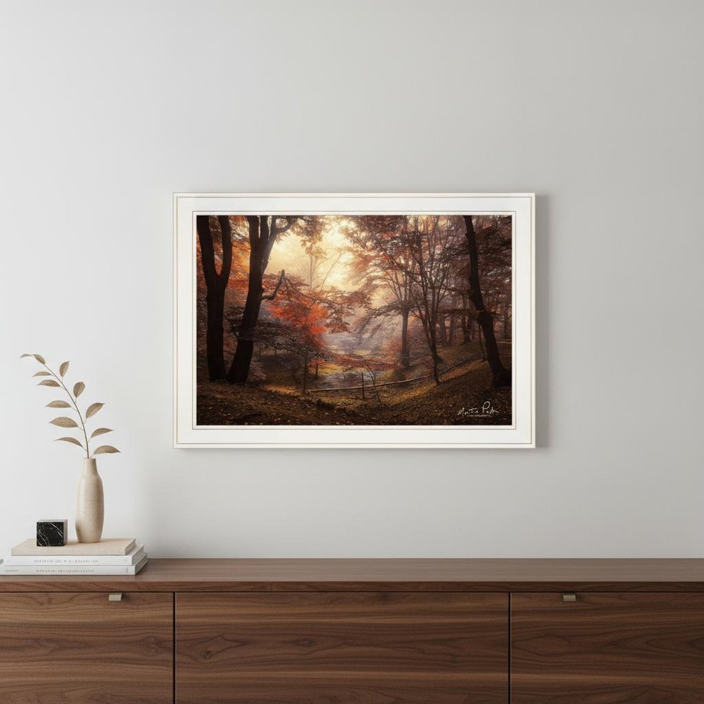 The Pool 1 White Framed Print Wall Art