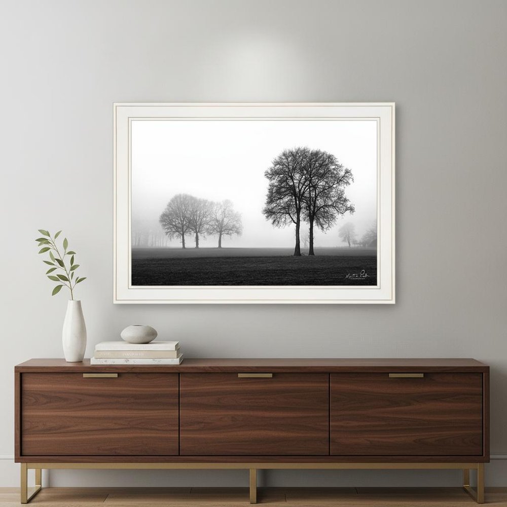Together Again 2 White Framed Print Wall Art