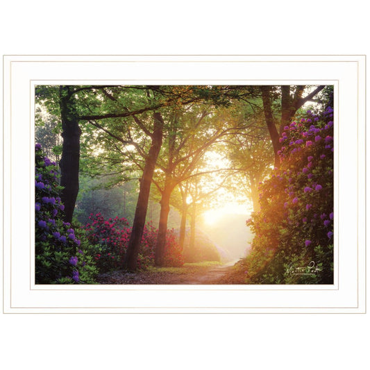 Color Overdose 1 White Framed Print Wall Art