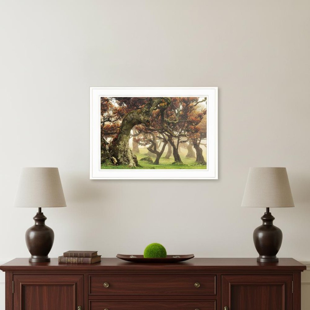 Fanal White Framed Print Wall Art