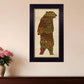 Cabin rules 2 Black Framed Print Wall Art