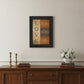 Love 3 Black Framed Print Wall Art