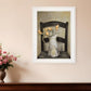 Golden Tulips 1 White Framed Print Wall Art