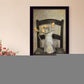 Golden Tulips 2 Black Framed Print Wall Art