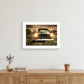 Wrong Lane 1 White Framed Print Wall Art