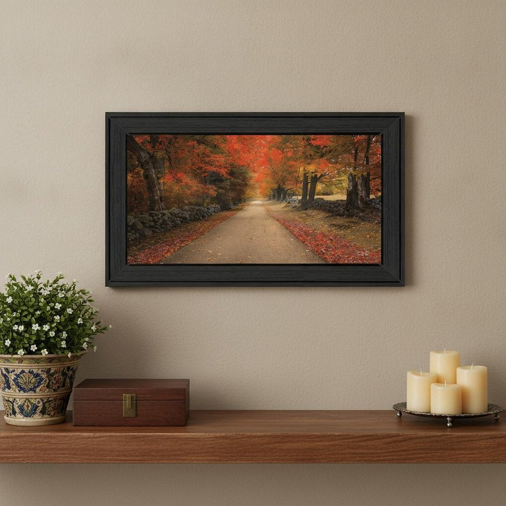 October Lane Black Framed Print Wall Art