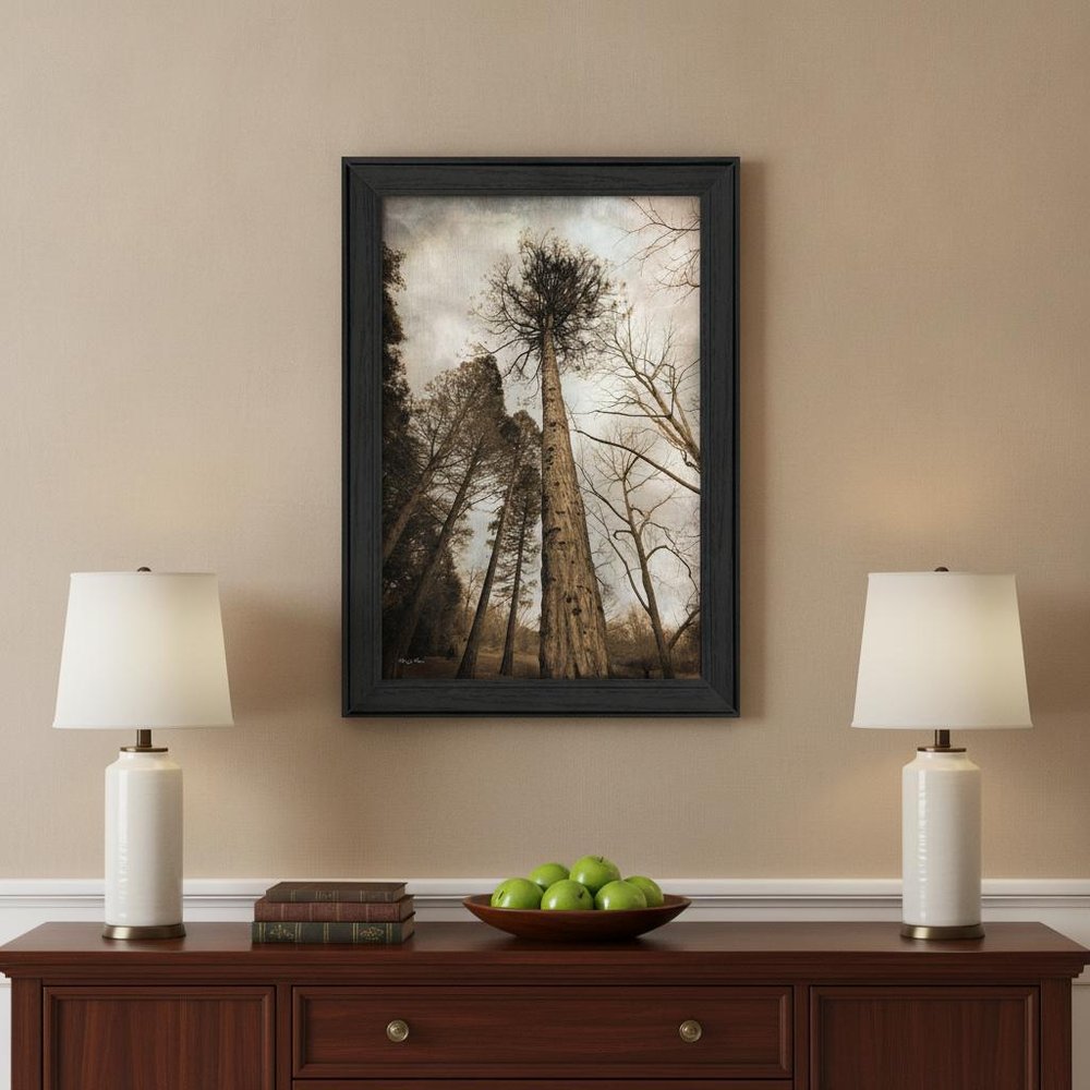 Skys the Limit Black Framed Print Wall Art