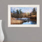 Riverside 1 White Framed Print Wall Art