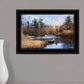 Riverside 2 Black Framed Print Wall Art