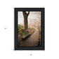 Through the Mist Black Framed Print Wall Art