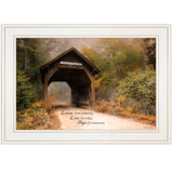 Live for Today 1 White Framed Print Wall Art