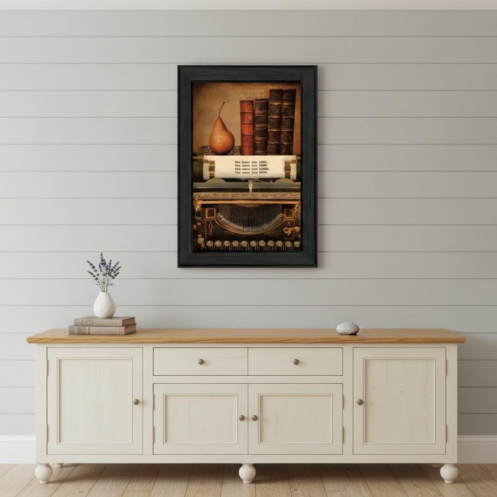 Read Know Learn Grow 2 Black Framed Print Wall Art