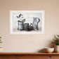 Floral Farmhouse II 1 White Framed Print Wall Art