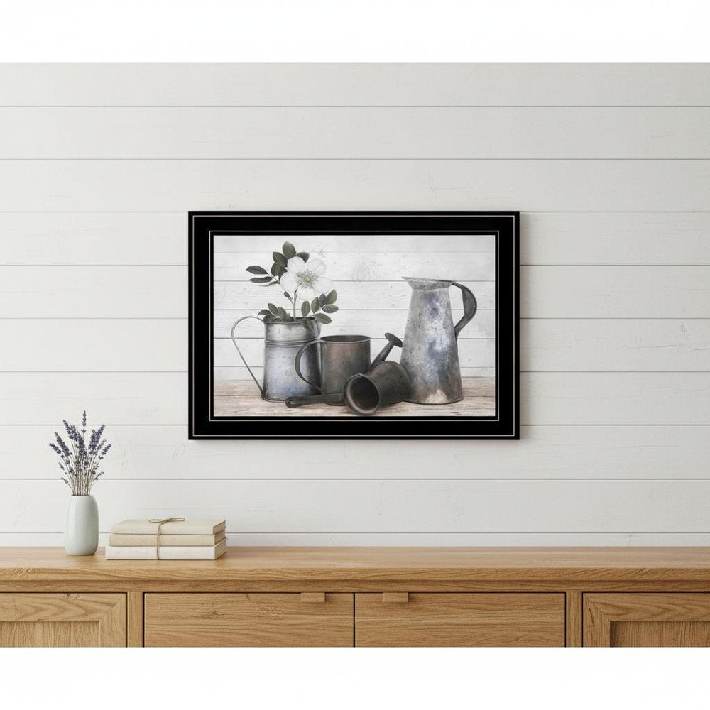 Floral Farmhouse II 2 Black Framed Print Wall Art