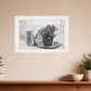 Light and Airy White Framed Print Wall Art