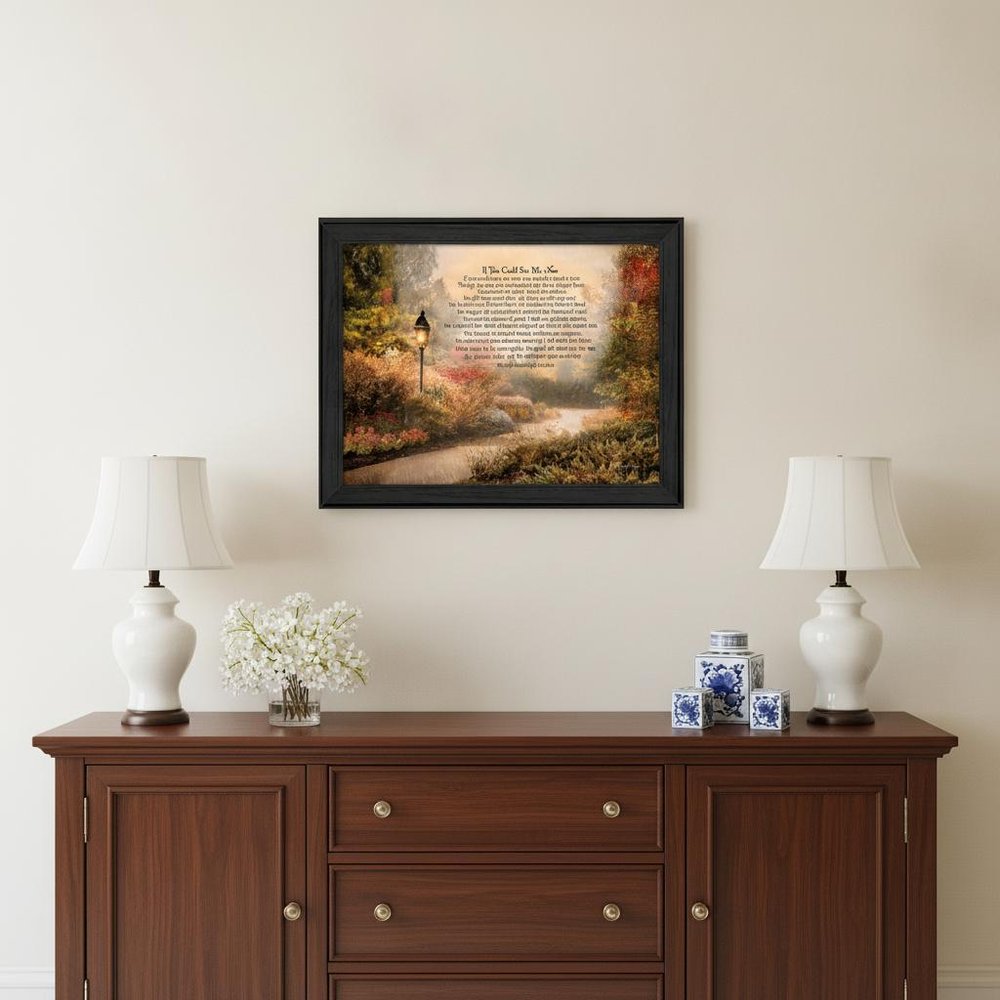 If You Could See Me Now 3 Black Framed Print Wall Art