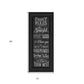 Family Rules 1 Black Framed Print Wall Art