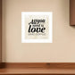 All You Need is Love and Coffee 1 White Framed Print Wall Art
