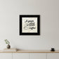 A Silent Scream for Coffee 2 Black Framed Print Wall Art