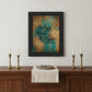 Cities and People Black Framed Print Wall Art
