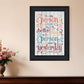 The Only Person 1 Black Framed Print Wall Art