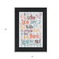 Who You Think You Are 1 Black Framed Print Wall Art