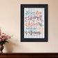 Never Allow Yourself Black Framed Print Wall Art
