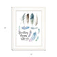 Breathing Dreams Like Air 1 White Framed Print Wall Art