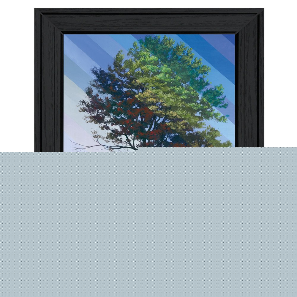 Catching Light as Time Passes 2 Black Framed Print Wall Art