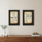 Set Of Two Parents Black Framed Print Wall Art