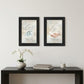 Set Of Two Love 1 Black Framed Print Wall Art