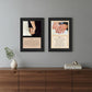 Set Of Two Marriage Black Framed Print Wall Art