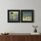 Set Of Two Glass Jars Black Framed Print Kitchen Wall Art