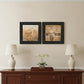 Set Of Two Music 3 Black Framed Print Wall Art