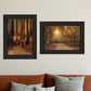 Set Of Two Autumn Black Framed Print Wall Art