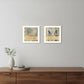 Set Of Two Dream or Relax White Framed Print Wall Art