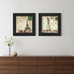 Set Of Two Post Cards Black Framed Print Wall Art