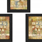 Set Of Three Child Collection Black Framed Print Wall Art
