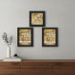 Set Of Three Child Collection Black Framed Print Wall Art