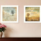 Set Of Two Meaning 1 White Framed Print Wall Art