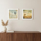 Set Of Two Meaning 1 White Framed Print Wall Art
