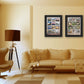 Set Of Two Light Your Way Black Framed Print Wall Art