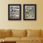 Set Of Two Light Your Way Black Framed Print Wall Art
