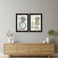 Set Of Two Beautiful Journey Black Framed Print Wall Art