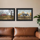 Set Of Two Country Roads 3 Black Framed Print Wall Art