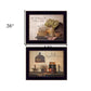 Set Of Two Keepsake Treasures Black Framed Print Wall Art